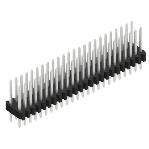 Stiftleiste, 48-polig, RM 1.27 mm, gerade, schwarz, 10061326 Top-Preis