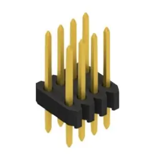 Markenprodukt Stiftleiste, 8-polig, RM 1.27 mm, gerade, schwarz, 10061283