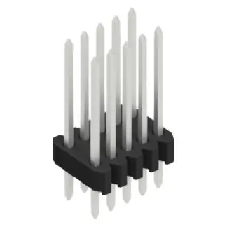 Stiftleiste, 10-polig, RM 1.27 mm, gerade, schwarz, 10061359 Meistverkauft