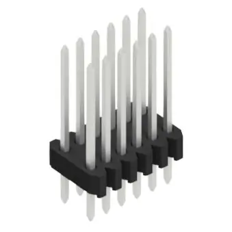 Mega-Angebot Stiftleiste, 12-polig, RM 1.27 mm, gerade, schwarz, 10061361