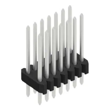 Jetzt Kaufen Stiftleiste, 14-polig, RM 1.27 mm, gerade, schwarz, 10061363