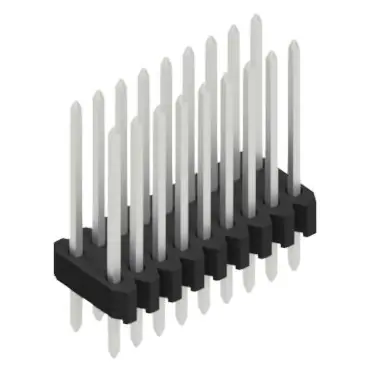 Jetzt Bestellen Stiftleiste, 18-polig, RM 1.27 mm, gerade, schwarz, 10061367