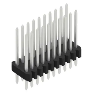Stiftleiste, 20-polig, RM 1.27 mm, gerade, schwarz, 10061369 Sonderaktion