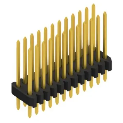 Stiftleiste, 24-polig, RM 1.27 mm, gerade, schwarz, 10061372 Kostenloser Versand