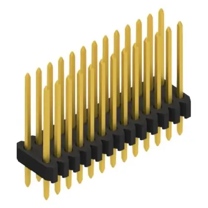 Mega-Angebot Stiftleiste, 26-polig, RM 1.27 mm, gerade, schwarz, 10061374