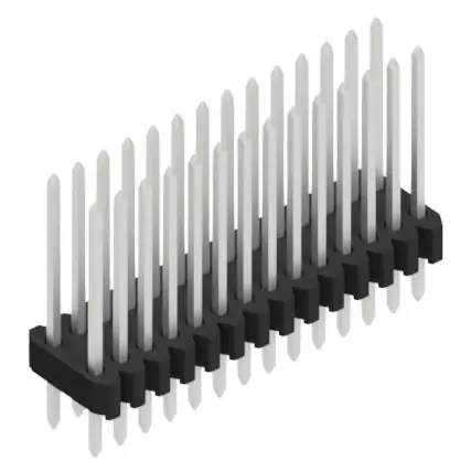 Aktuell Stiftleiste, 28-polig, RM 1.27 mm, gerade, schwarz, 10061377