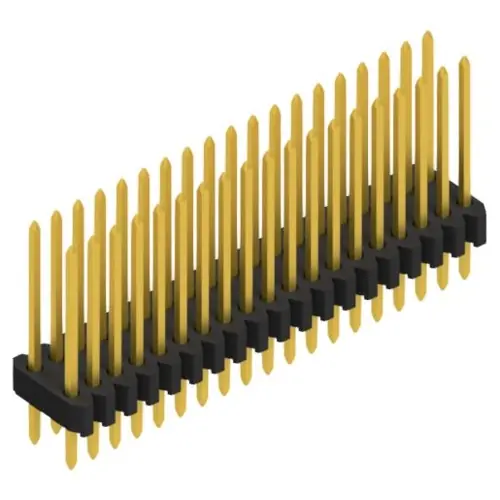 Angebot Stiftleiste, 38-polig, RM 1.27 mm, gerade, schwarz, 10061386