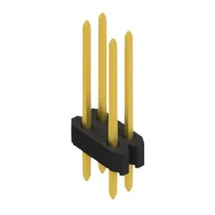 Jetzt Bestellen Stiftleiste, 4-polig, RM 1.27 mm, gerade, schwarz, 10061352