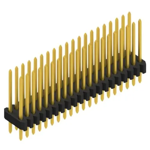 Preis Gesenkt Stiftleiste, 40-polig, RM 1.27 mm, gerade, schwarz, 10061388