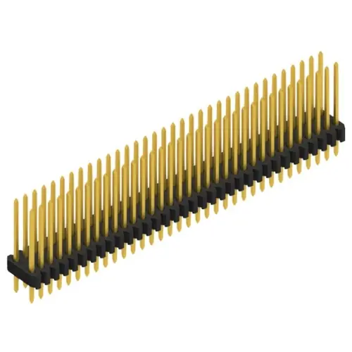 Stiftleiste, 68-polig, RM 1.27 mm, gerade, schwarz, 10061417 Sale