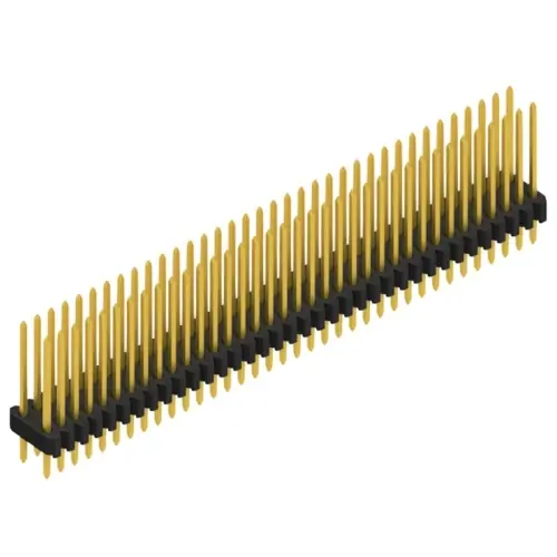 Stiftleiste, 72-polig, RM 1.27 mm, gerade, schwarz, 10061421 Direktkauf