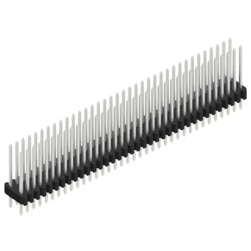 Stiftleiste, 72-polig, RM 1.27 mm, gerade, schwarz, 10061422 Letzte Chance