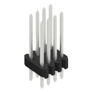Stiftleiste, 8-polig, RM 1.27 mm, gerade, schwarz, 10061357 Kostenloser Versand