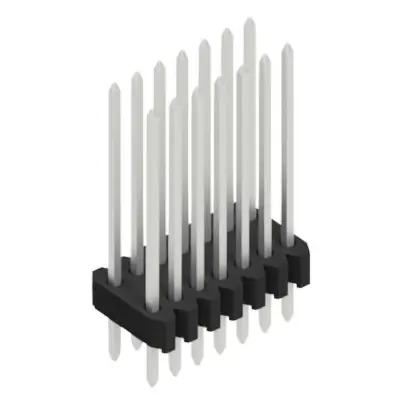 Beliebt Stiftleiste, 14-polig, RM 1.27 mm, gerade, schwarz, 10061434