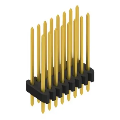 Stiftleiste, 16-polig, RM 1.27 mm, gerade, schwarz, 10061435 Gratis Versand