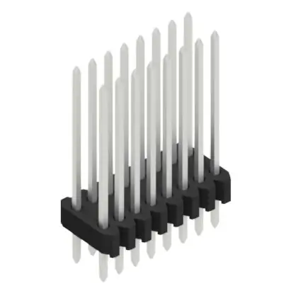 Stiftleiste, 16-polig, RM 1.27 mm, gerade, schwarz, 10061436 Nur Heute