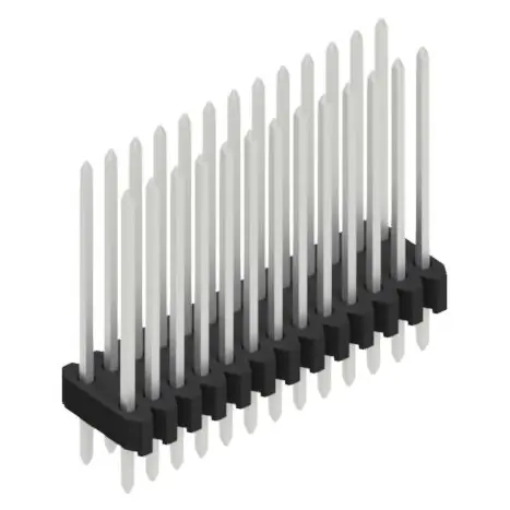 Wochenendangebot Stiftleiste, 26-polig, RM 1.27 mm, gerade, schwarz, 10061446