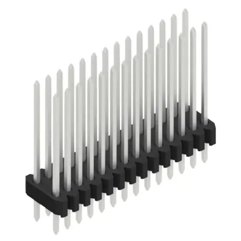 Stiftleiste, 28-polig, RM 1.27 mm, gerade, schwarz, 10061448 Neuheit