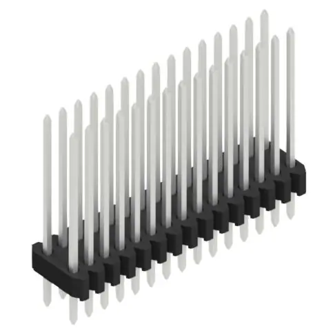 Rabatt Stiftleiste, 30-polig, RM 1.27 mm, gerade, schwarz, 10061450