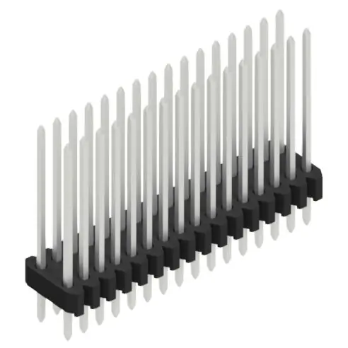 Stiftleiste, 32-polig, RM 1.27 mm, gerade, schwarz, 10061452 Neue Kollektion
