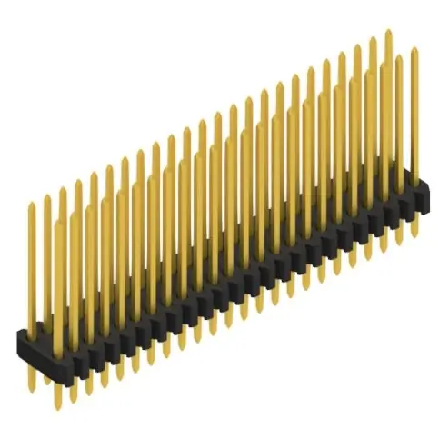 Kostenfreie Lieferung Stiftleiste, 48-polig, RM 1.27 mm, gerade, schwarz, 10061467