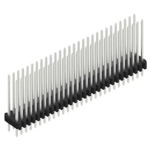 Stiftleiste, 56-polig, RM 1.27 mm, gerade, schwarz, 10061476 Top-Preis