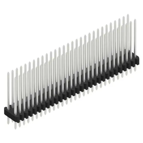 Preis Gesenkt Stiftleiste, 58-polig, RM 1.27 mm, gerade, schwarz, 10061478