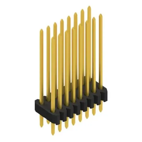 Stiftleiste, 16-polig, RM 1.27 mm, gerade, schwarz, 10061505 Kostenloser Rückversand