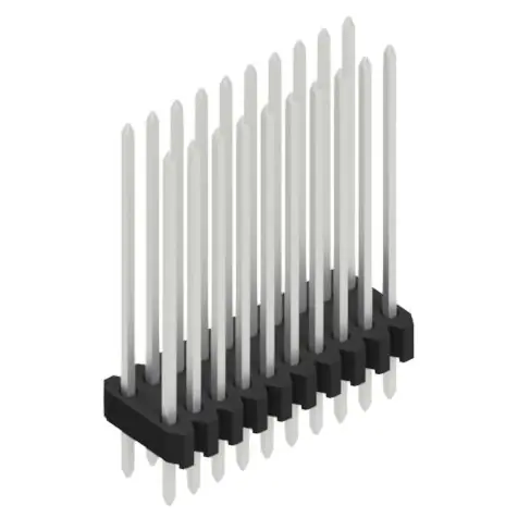 Nur Heute Stiftleiste, 20-polig, RM 1.27 mm, gerade, schwarz, 10061510