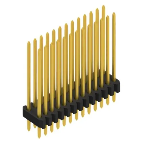 Stiftleiste, 26-polig, RM 1.27 mm, gerade, schwarz, 10061515 Preisreduziert