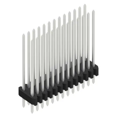 Stiftleiste, 26-polig, RM 1.27 mm, gerade, schwarz, 10061516 Zertifiziert