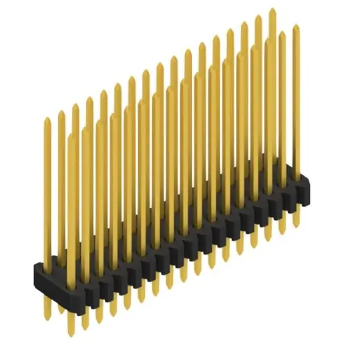 Stiftleiste, 34-polig, RM 1.27 mm, gerade, schwarz, 10061523 Direktkauf