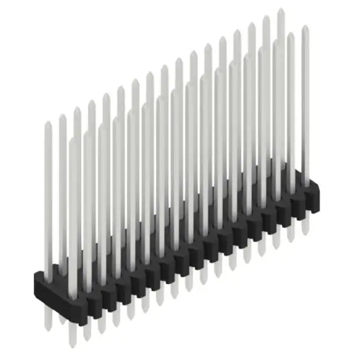 Stiftleiste, 34-polig, RM 1.27 mm, gerade, schwarz, 10061524 Kostenfreie Lieferung