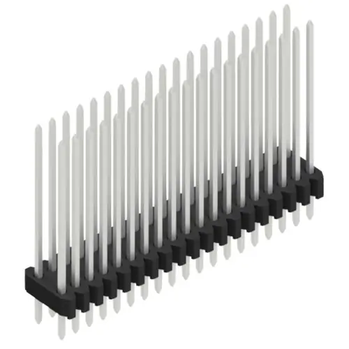 Stiftleiste, 38-polig, RM 1.27 mm, gerade, schwarz, 10061528 Must-Have