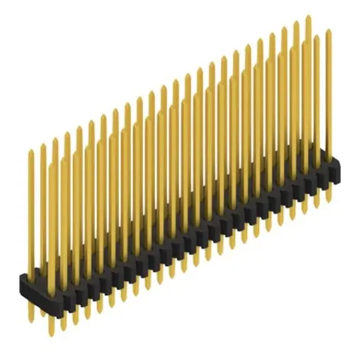 Must-Have Stiftleiste, 48-polig, RM 1.27 mm, gerade, schwarz, 10061537