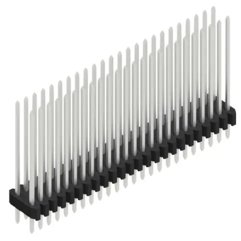 Versand Am Gleichen Tag Stiftleiste, 48-polig, RM 1.27 mm, gerade, schwarz, 10061538