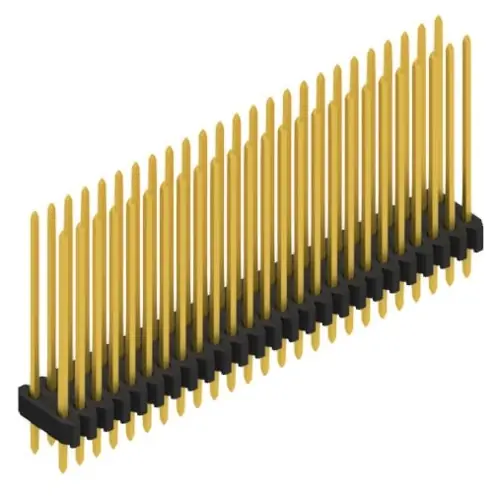 Stiftleiste, 50-polig, RM 1.27 mm, gerade, schwarz, 10061539 Direkt Vom Hersteller