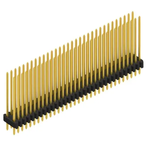 Stiftleiste, 64-polig, RM 1.27 mm, gerade, schwarz, 10061553 Meistverkauft