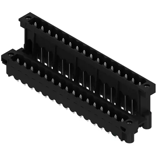 Stiftleiste, 32-polig, RM 5.08 mm, gerade, schwarz, 1866320000 Kostenloser Versand