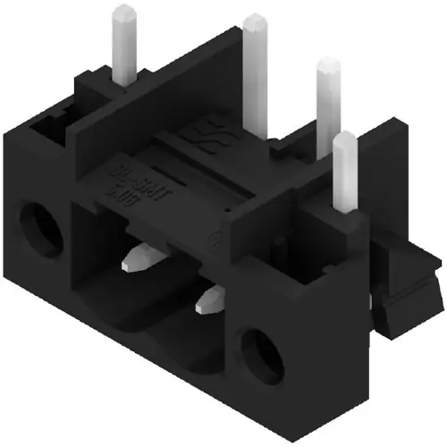 Stiftleiste, 2-polig, RM 5.08 mm, abgewinkelt, schwarz, 1877190000 Schnäppchen