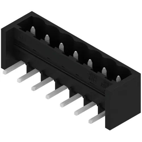 Stiftleiste, 7-polig, RM 5.08 mm, abgewinkelt, schwarz, 1877420000 Mega-Angebot