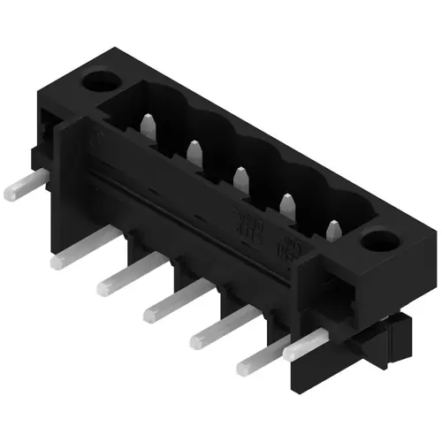 Stiftleiste, 5-polig, RM 5.08 mm, abgewinkelt, schwarz, 1877430000 Wochenendangebot