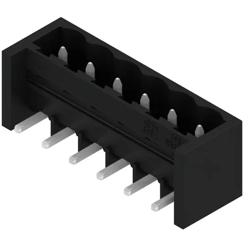 Preisreduziert Stiftleiste, 6-polig, RM 5.08 mm, abgewinkelt, schwarz, 1877630000