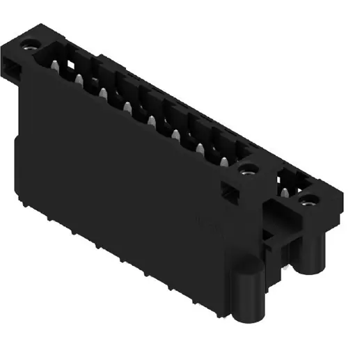 Rabatt Stiftleiste, 16-polig, RM 5 mm, gerade, schwarz, 1882990000