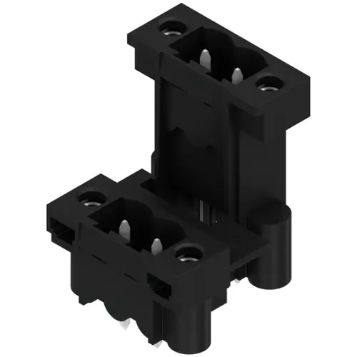 Stiftleiste, 4-polig, RM 5 mm, gerade, schwarz, 1883100000 Nur Heute