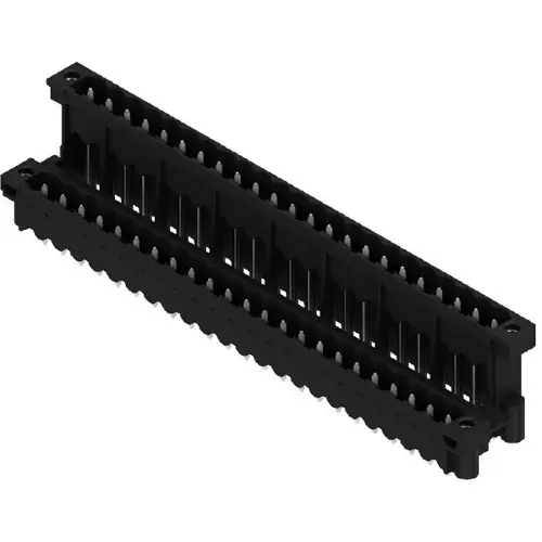 Stiftleiste, 4-polig, RM 5.08 mm, gerade, schwarz, 1889420000 Preiswert