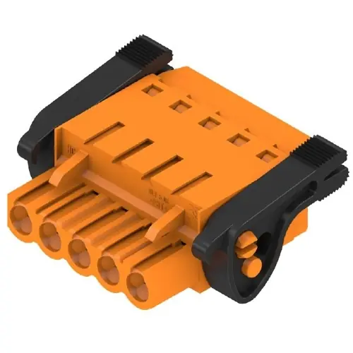 Stiftleiste, 5-polig, RM 5.08 mm, gerade, orange, 1890250000 Top-Seller