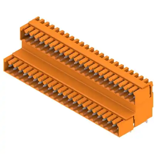 Kracherpreis Stiftleiste, 4-polig, RM 3.5 mm, abgewinkelt, orange, 1890680000