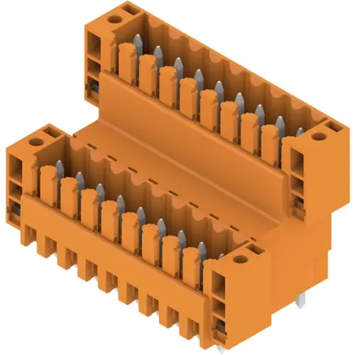 Abverkauf Stiftleiste, 18-polig, RM 3.5 mm, gerade, orange, 1891090000