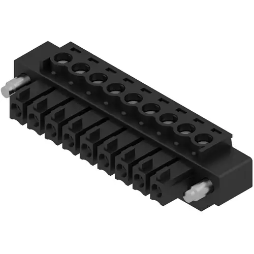 Buchsenleiste, 9-polig, RM 3.81 mm, gerade, schwarz, 1899530000 Sonderangebot